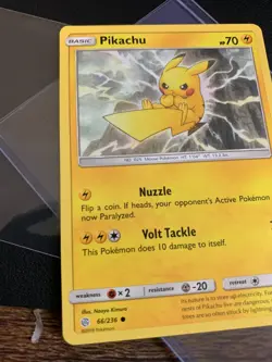 PIKACHU 66/236 COSMIC ECLIPSE NON HOLO POKEMON TCG NM - actual shown - Image 2