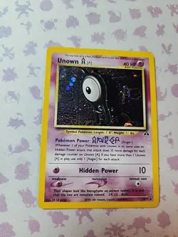 2001 Pokemon Neo Discovery Unown A Holo 14/75 - LP Swirl - Image 2