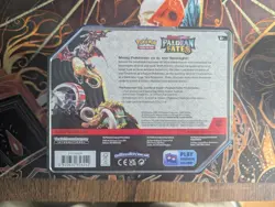 Pokemon TCG Scarlet and Violet Paldean Fates Tin Shiny Charizard ex Sealed - Image 2
