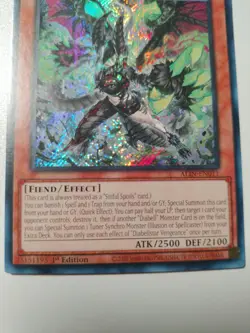 Yu-Gi-Oh! Diabellstar Vengeance ALIN-EN011 Secret Rare 1st Edition NM - Image 2