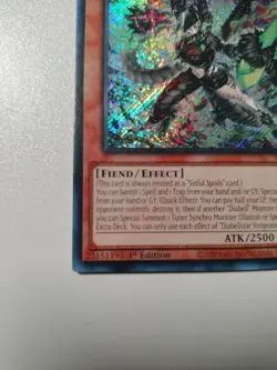 Yu-Gi-Oh! Diabellstar Vengeance ALIN-EN011 Secret Rare 1st Edition NM - Image 3