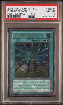 2006 YU-GI-OH! POTD-POWER OF THE DUELIST #EN044 FUTURE FUSION PSA 8 - Image 1