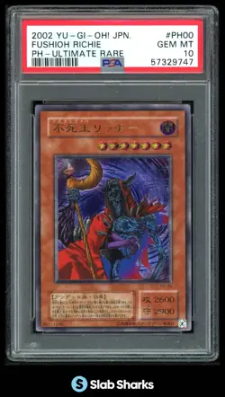 2002 YU-GI-OH JAPANESE FUSHIOH RICHIE PH ULTIMATE RARE #PH00 PSA 10 - Image 1