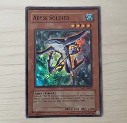 Yu-Gi-Oh! Abyss Soldier CMC-EN001 Super Rare Game Promo Nr Mint - Image 1