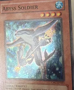 Yu-Gi-Oh! Abyss Soldier CMC-EN001 Super Rare Game Promo Nr Mint - Image 4