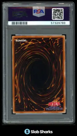 2003 YU-GI-OH DARK MAGICIAN OF CHAOS 307 ULTIMATE RARE #010 PSA 10 - Image 2