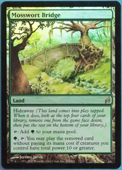 Mosswort Bridge FOIL Lorwyn PLD Land Rare MAGIC MTG CARD (ID# 337870) ABUGames - Image 1