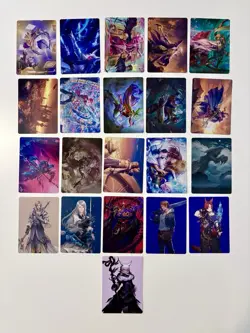 MTG Final Fantasy 21 Art Cards Lot. Y’shtola, Night’s Blessed. NM - Image 1