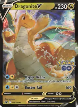 Dragonite V SWSH235 Promo Holo SWSH: Sword & Shield Promo Cards NM Pokemon - Image 1