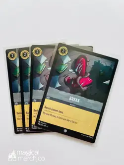 Disney Lorcana Break 196/204 Common NM Card Regular 4x - Image 1