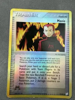 Pokemon TCG EX Team Magma Vs Team Aqua Reverse Holo Trainer Lot of 4 Cards - Image 3