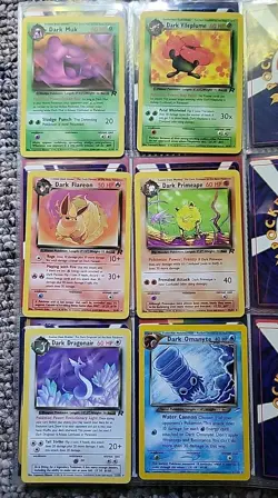Pokemon TCG Vintage Card Collection - Assorted Dark Cards - Image 1