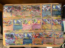 Pokemon Mega Evolutions Illustration Rare Lot of 18 Full Art Cards. - Image 1
