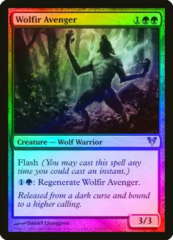 Wolfir Avenger FOIL Avacyn Restored PLD Green Uncommon MAGIC CARD ABUGames - Image 1
