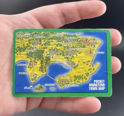 Venusaur Town Map 000 Bandai Carddass Part 1 Green - Japanese Pokemon Card MP/HP - Image 4