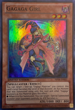 Gagaga Girl - ABYR-ENSE1 - Super Rare - Limited Edition - Yugioh TCG Card - Image 1