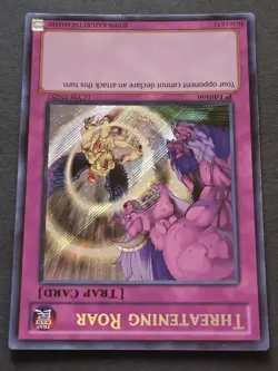 Threatening Roar 1st Edition Secret Rare LCYW-EN297 Yu-Gi-Oh! trading card - Image 3
