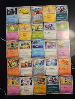 Pokemon 25 Card Bulk Lot | 5 Holo + 20 Common - Authentic TCG Collection (44) - Image 1
