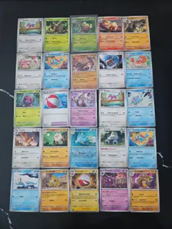 Pokemon 25 Card Bulk Lot | 5 Holo + 20 Common - Authentic TCG Collection (4) - Image 1