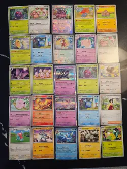 Pokemon 25 Card Bulk Lot | 5 Holo + 20 Common - Authentic TCG Collection (15) - Image 1