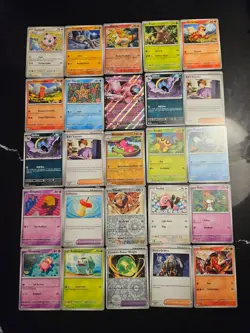 Pokemon 25 Card Bulk Lot | 5 Holo + 20 Common - Authentic TCG Collection (49) - Image 5