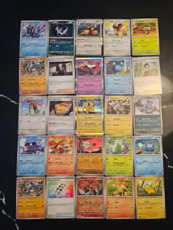 Pokemon 25 Card Bulk Lot | 5 Holo + 20 Common - Authentic TCG Collection (12) - Image 1