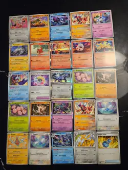 Pokemon 25 Card Bulk Lot | 5 Holo + 20 Common - Authentic TCG Collection (37) - Image 4