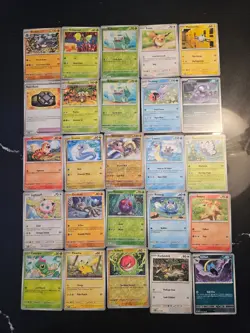 Pokemon 25 Card Bulk Lot | 5 Holo + 20 Common - Authentic TCG Collection (6) - Image 1