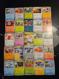 Pokemon 25 Card Bulk Lot | 5 Holo + 20 Common - Authentic TCG Collection (43) - Image 1
