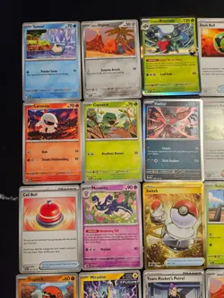 Pokemon 25 Card Bulk Lot | 5 Holo + 20 Common - Authentic TCG Collection (43) - Image 3