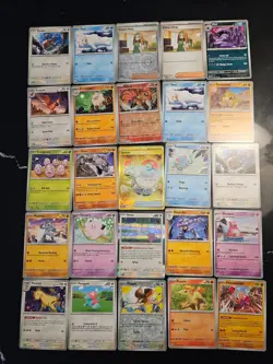 Pokemon 25 Card Bulk Lot | 5 Holo + 20 Common - Authentic TCG Collection (27) - Image 1