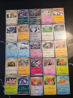 Pokemon 25 Card Bulk Lot | 5 Holo + 20 Common - Authentic TCG Collection (9) - Image 1