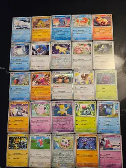 Pokemon 25 Card Bulk Lot | 5 Holo + 20 Common - Authentic TCG Collection (29) - Image 1