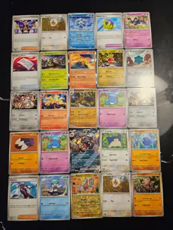 Pokemon 25 Card Bulk Lot | 5 Holo + 20 Common - Authentic TCG Collection (41) - Image 1