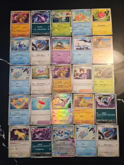 Pokemon 25 Card Bulk Lot | 5 Holo + 20 Common - Authentic TCG Collection (13) - Image 1