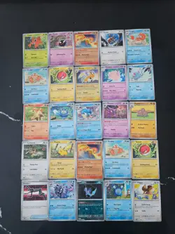 Pokemon 25 Card Bulk Lot | 5 Holo + 20 Common - Authentic TCG Collection (1) - Image 1