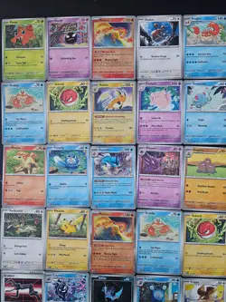 Pokemon 25 Card Bulk Lot | 5 Holo + 20 Common - Authentic TCG Collection (1) - Image 2