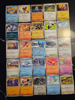 Pokemon 25 Card Bulk Lot | 5 Holo + 20 Common - Authentic TCG Collection (33) - Image 1