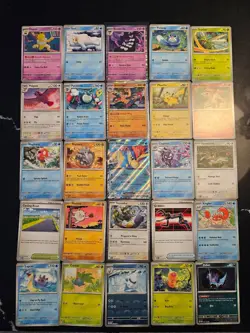 Pokemon 25 Card Bulk Lot | 5 Holo + 20 Common - Authentic TCG Collection (20) - Image 1