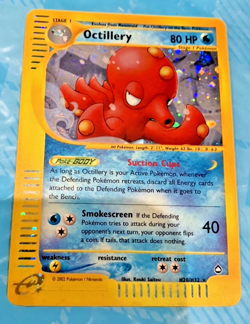 Octillery H20/H32 Aquapolis 2002 Holo Rare e-series Nintendo Pokemon Card TCG - Image 1