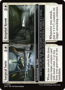 Surgical Suite // Hospital Room [Duskmourn: House of Horror] Magic MTG - Image 1