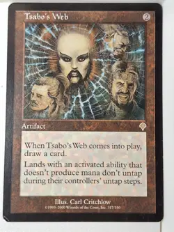 Tsabo's Web - Invasion - Magic the Gathering MTG Nice! - Image 1
