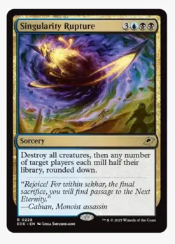 Singularity Rupture | MTG Custom Eldrazi Overrun | EDH Board Wipe Mill | NEW NM - Image 1