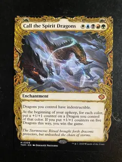 MTG - NM - Call the Spirit Dragons - Showcase - Tarkir: Dragonstorm - Image 1