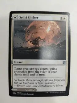 MTG Single - Sejiri Shelter / Sejiri Glacier Zendikar Rising LP/NM - Image 1