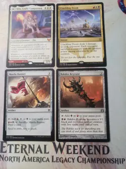 Mila, Crafty Companion / Lukka, Wayward Bonder + Crackling Doom + 2 free EDH - Image 1