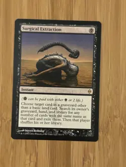 MTG Magic The Gathering Surgical Extraction New Phyrexia NM - Image 1