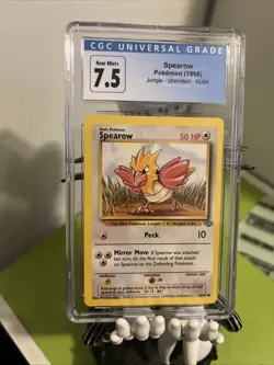Pokemon Spearow 62/64 Jungle 1st Edition 1999 CGC 7.5 Near Mint+ - Image 1