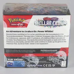 Pokemon TCG ~ Scarlet & Violet STELLAR CROWN Sealed Booster Box 36 Packs - Image 2