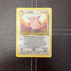 Pokemon TCG - Clefable - 17/64 - Jungle - NM Unlimited Rare (1999) - Image 1